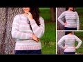 How to Knit a SWEATER on your Addi King Knitting Machine | Yay For Yarn