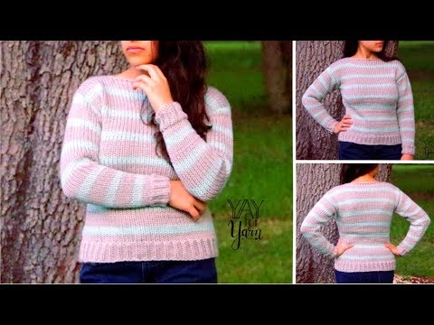 How To Knit A Sweater On Your Addi King Knitting Machine | Yay For Yarn -  Youtube