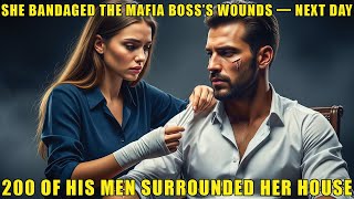 She Bandaged The Mafia Boss’s Wounds — Next Day, 200 Of His Men Surrounded Her House