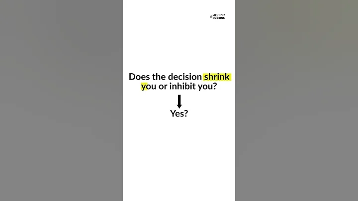 How to make right decision ?                                     #melrobbins #decisionmaking