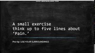 Creative Writing: Episode 2- Inspiration