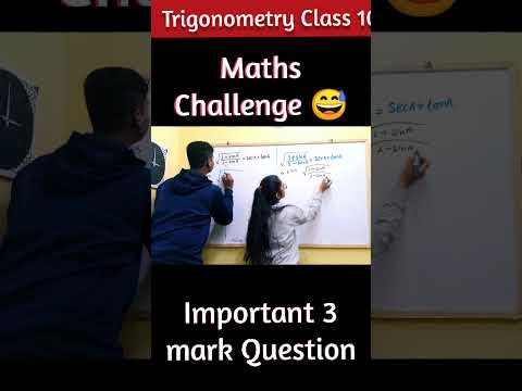 Trigonometry Class 10 | Maths Challenge 🔥#shorts #class10 #mathsiseasy #trending #fun #short