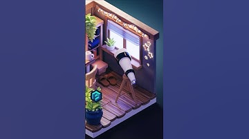 Modeling a stylized telescope in Blender :) #3dillustration #blender3d #b3d #blender3dtutorial