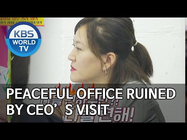 Peaceful office ruined by CEO’s visit [Boss in the Mirror/ENG/2019.11.03] class=