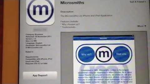 Microsmiths iPad & iPhone App - Free on the App Store