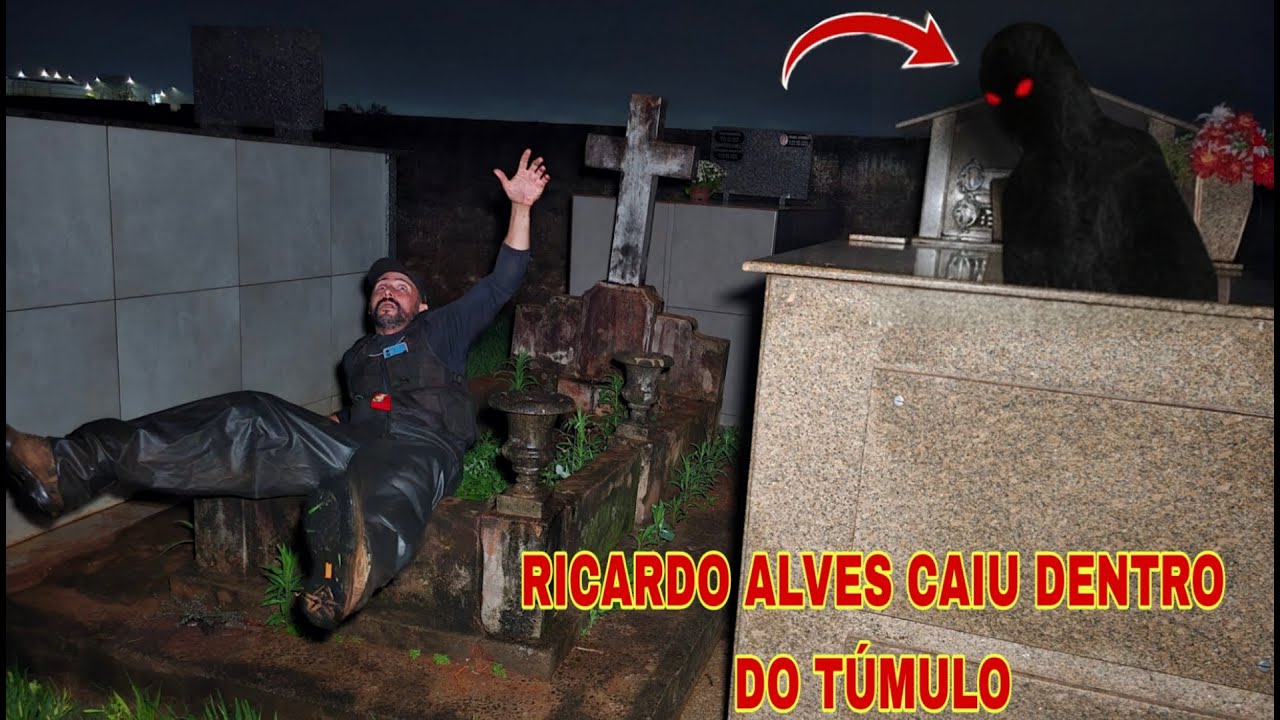 RICARDO ALVES CAIU DENTRO DE UM TÚMULO ABERTO - SPIRITBOX 