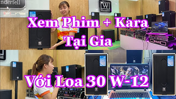 Xem Phim Hành Động - Hát Karaoke “ Cực Đỉnh ” Với Loa 30 Wonderfell W-12. LH 0799060299