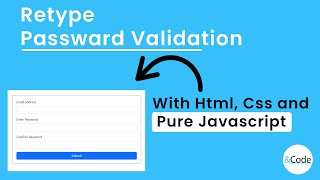 retype password validation
