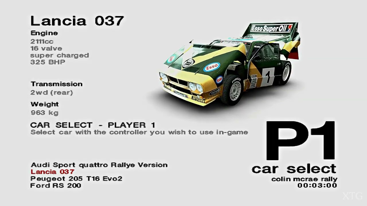 Colin Mcrae Rally 4 All Cars Showcase with NFS 2 + NFS Porsche Soundtrack