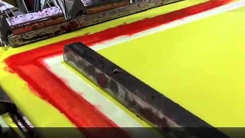 How to stretch a screen printing screen with 2-Part Screen Adhesive