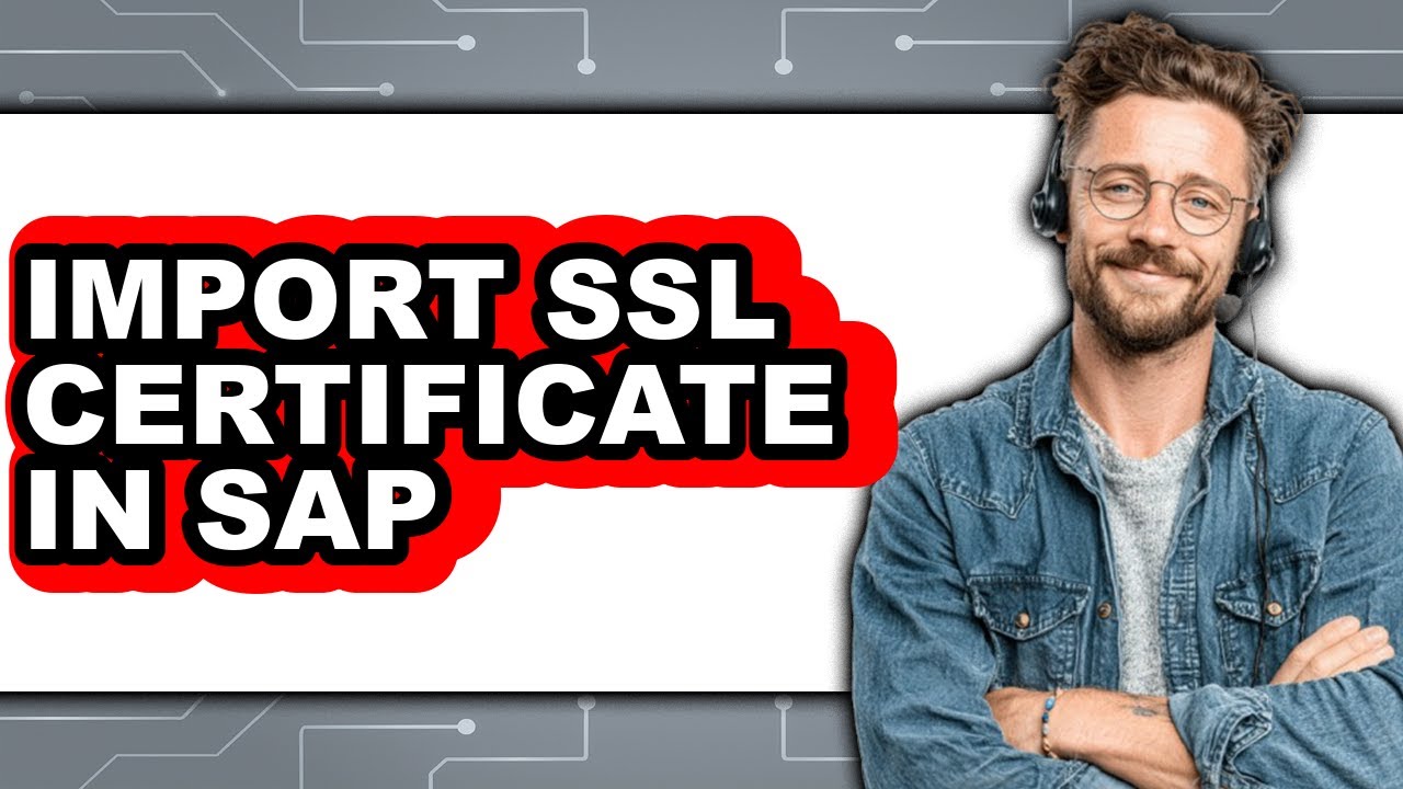 How to Import Ssl Certificate in Sap (only Way)