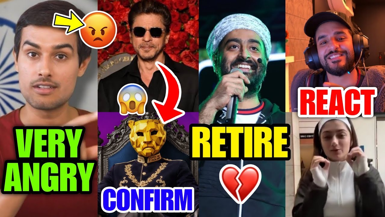 WTF! Arjit Singh RETIRED 💔 | The LION Shahrukh Khan 😱 | Dhruv Rathee ANGRY REPLY 😡 , Fukra Insaan