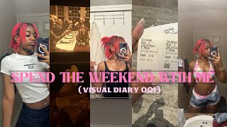 spend the weekend with me⭐️! (visual diary 001)