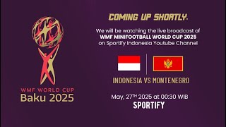 PIALA DUNIA MINIFOOTBALL 2025 | INDONESIA VS MONTENEGRO screenshot 4