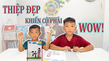 Hướng dẫn làm STEM Thiệp tặng cô ngày 20-11 CỰC ĐẸP, ĐƠN GIẢN từ giấy màu!