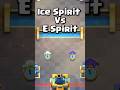 Ice Spirit Vs E Spirit #clashroyale #shorts