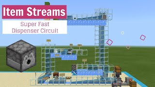 Minecraft Item Water Streams!  Moving Items every Direction! 1.16+