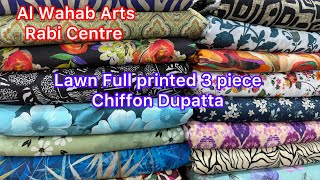 Lawn full printed 3 piece // Chiffon Dupatta// summers new collection 
