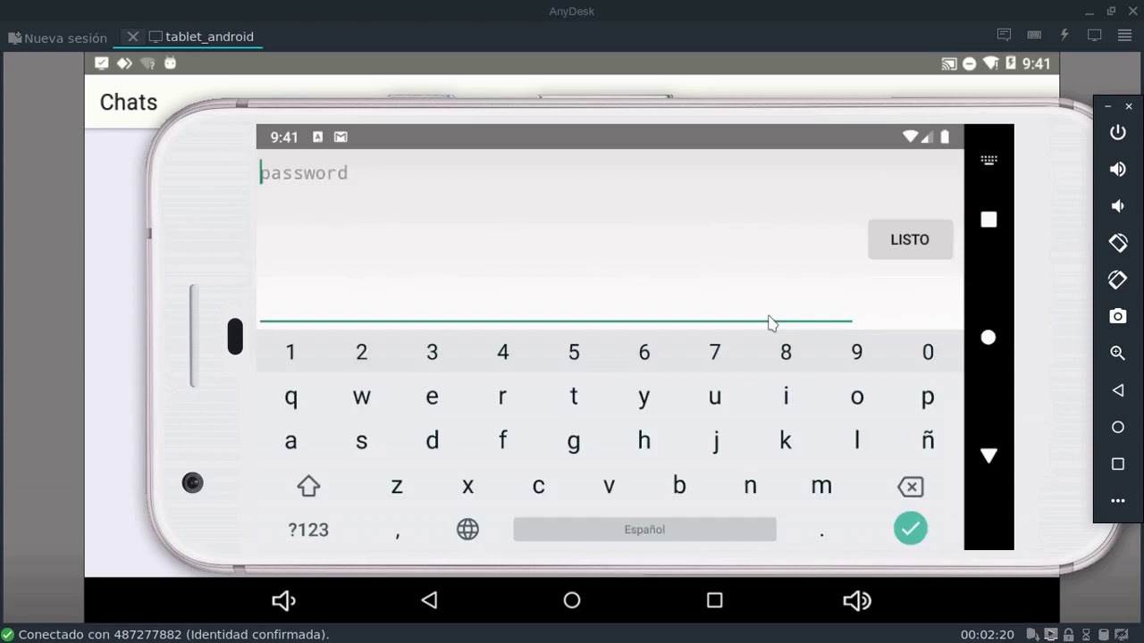 Demo React Native app prototipo de chat con firebase - YouTube