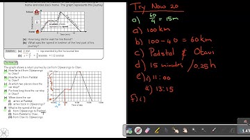 5.16 Distance Time Graphs - Chapter 5 - part 16