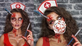 CREEPY NURSE HALLOWEEN MAKE-UP TUTORIAL