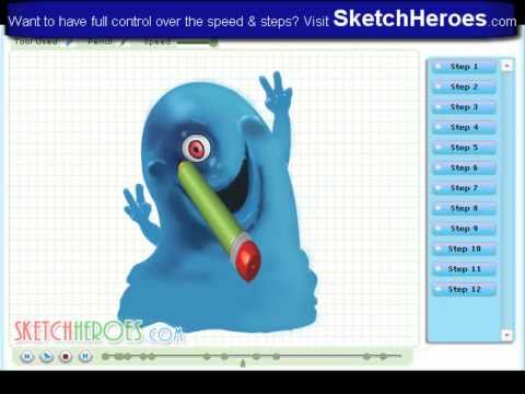 How to draw BOB (Monsters vs. Aliens: The Series) ...