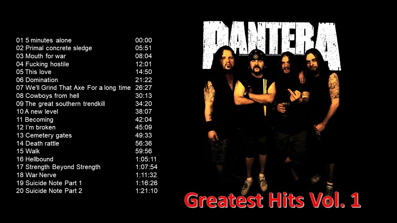 Pantera Greatest Hits Vol.  1