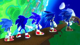 Sonic Growing through Sonic Lost World!