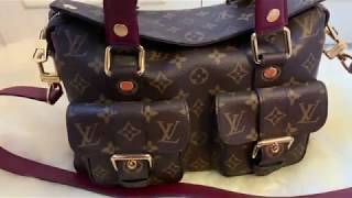 LOUIS VUITTON MANHATTAN BAG- What's in my bag 👀❤️💗👀 