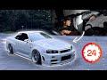 24 Hour Challenge in an R34 Skyline!