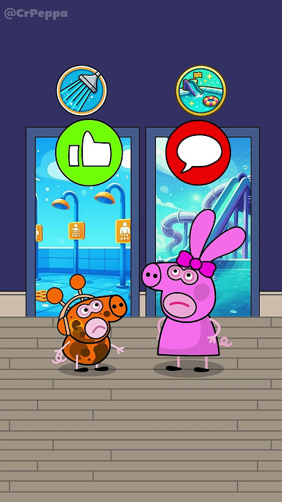 POV Pinki Chooses Who Goes to the Pool or Shower? Peppa pig vs Incredibox Sprunki Challenge!