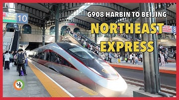 High Speed Rail through Northeast China - G908 Harbin to Beijing