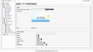 How to add a Flash banner to Joomla