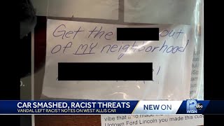 'I was shocked': Vandal leaves racist notes, threatens West Allis couple