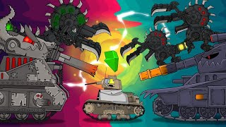 ALL EPISODES of Italian Scientist in Leviathan World and Morok + Bonus Ending - Cartoons about Tanks