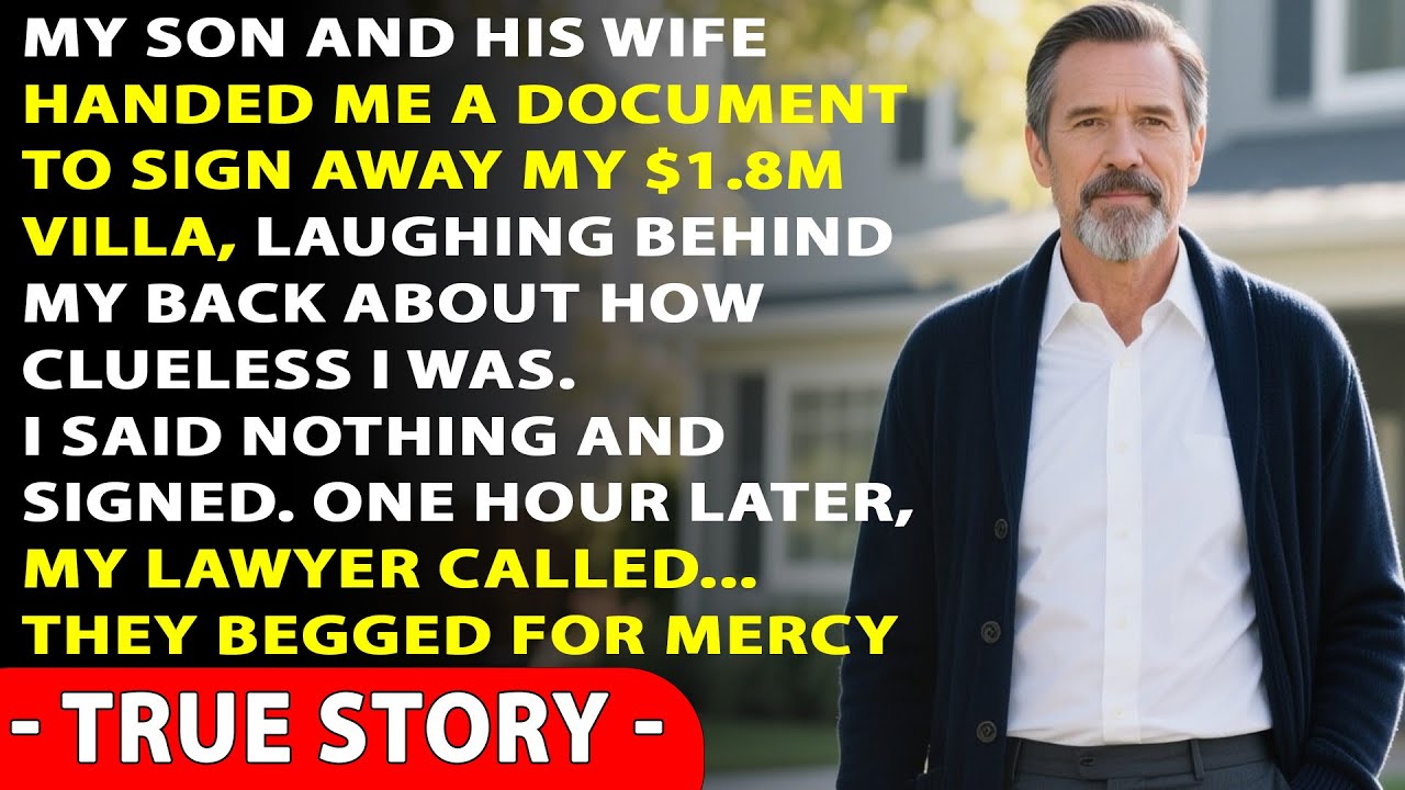 My Son Handed Over My Villa to Impress His Wife's Family. He Said: 'It's Theirs Now..