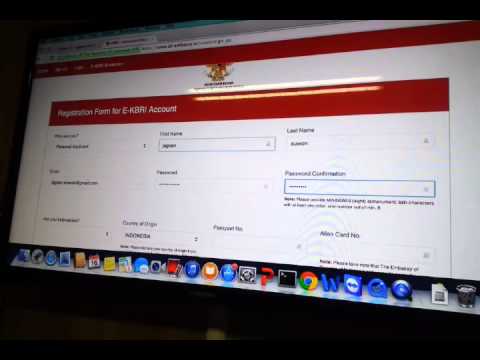 Panduan registrasi pembuatan/perpanjang paspor. 