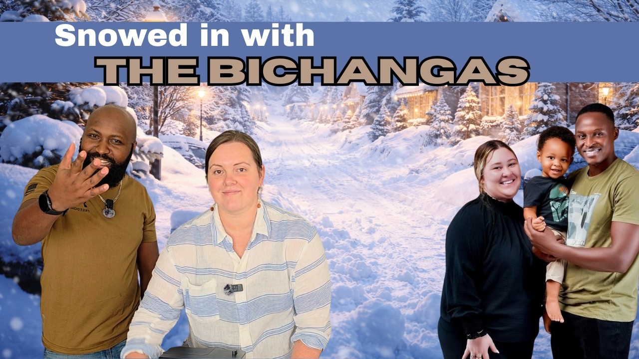 Snowed In with The Bichangas | Cross Cultural Families | Cooking | Aobosi | Katies Roots and Recipes