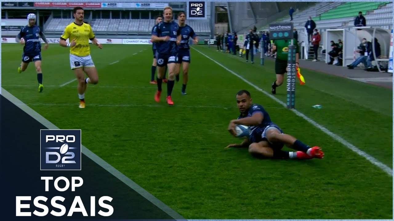 TOP Essais de la J24 – PRO D2 – Saison 2020-2021