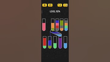 Water sort puzzle level 1574