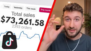 73K Tiktok Shop Dropshiping Case Study