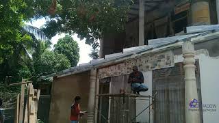Mr.premarathnas House Veranda Roofing Work