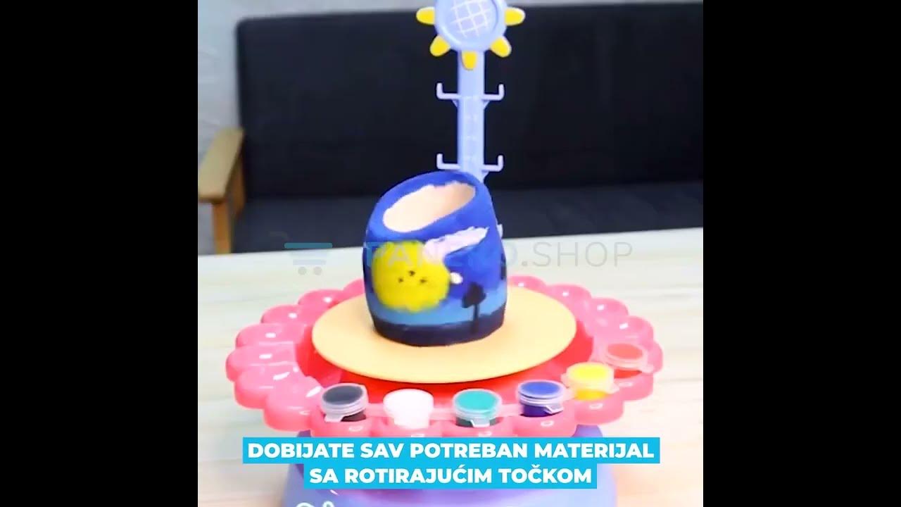 Grnčarski set za decu - YouTube