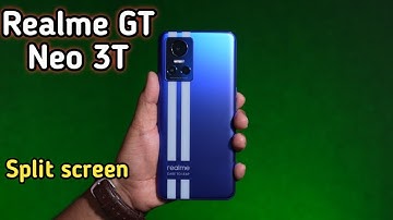 How To Enable Split Screen In Realme GT Neo 3T, Realme GT Neo 3T,Dual Screen Create Split Screen