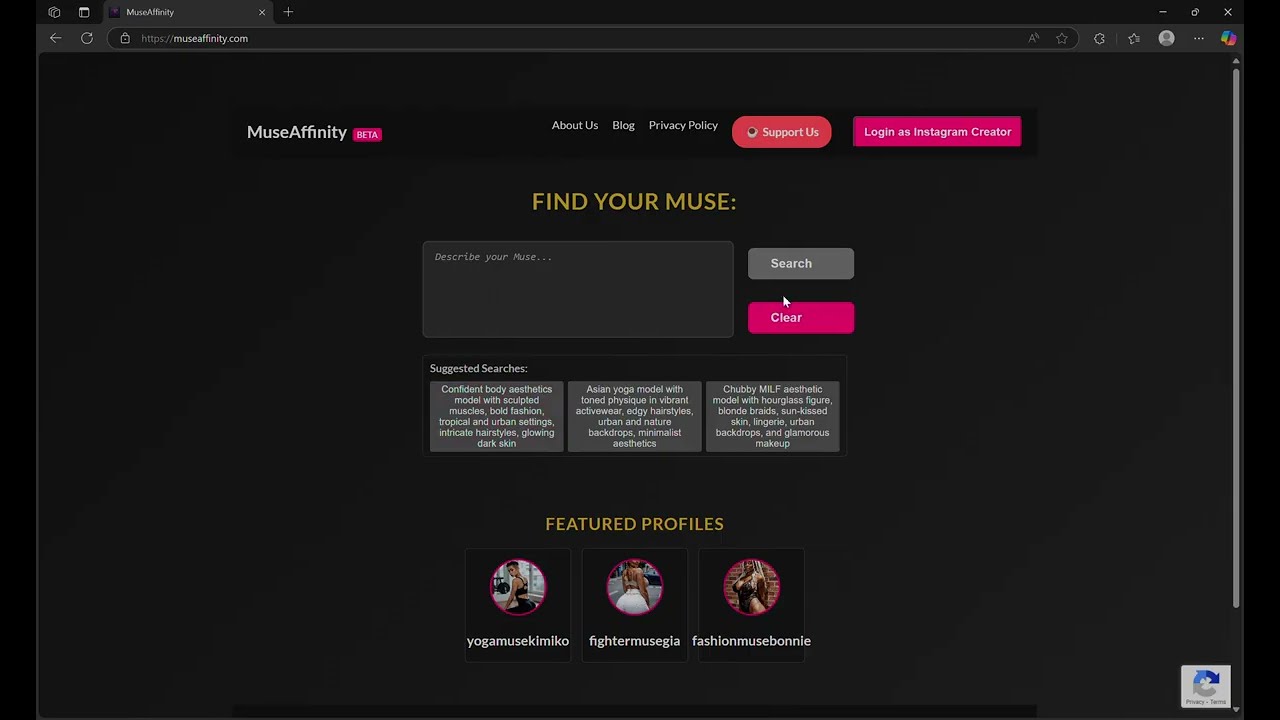 Welcome to MuseAffinity—the AI-powered gateway for body aesthetics, fashion & NSFW creators.