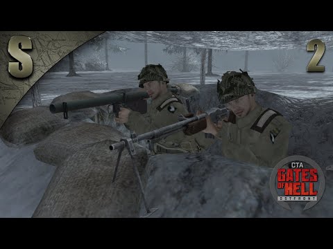 Прохождение Gates of Hell: Ostfront  | Battle of the Bulge | ( Siege of Bastogne ) #2