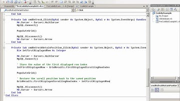Programming the Data Grid View Control in Visual Basic