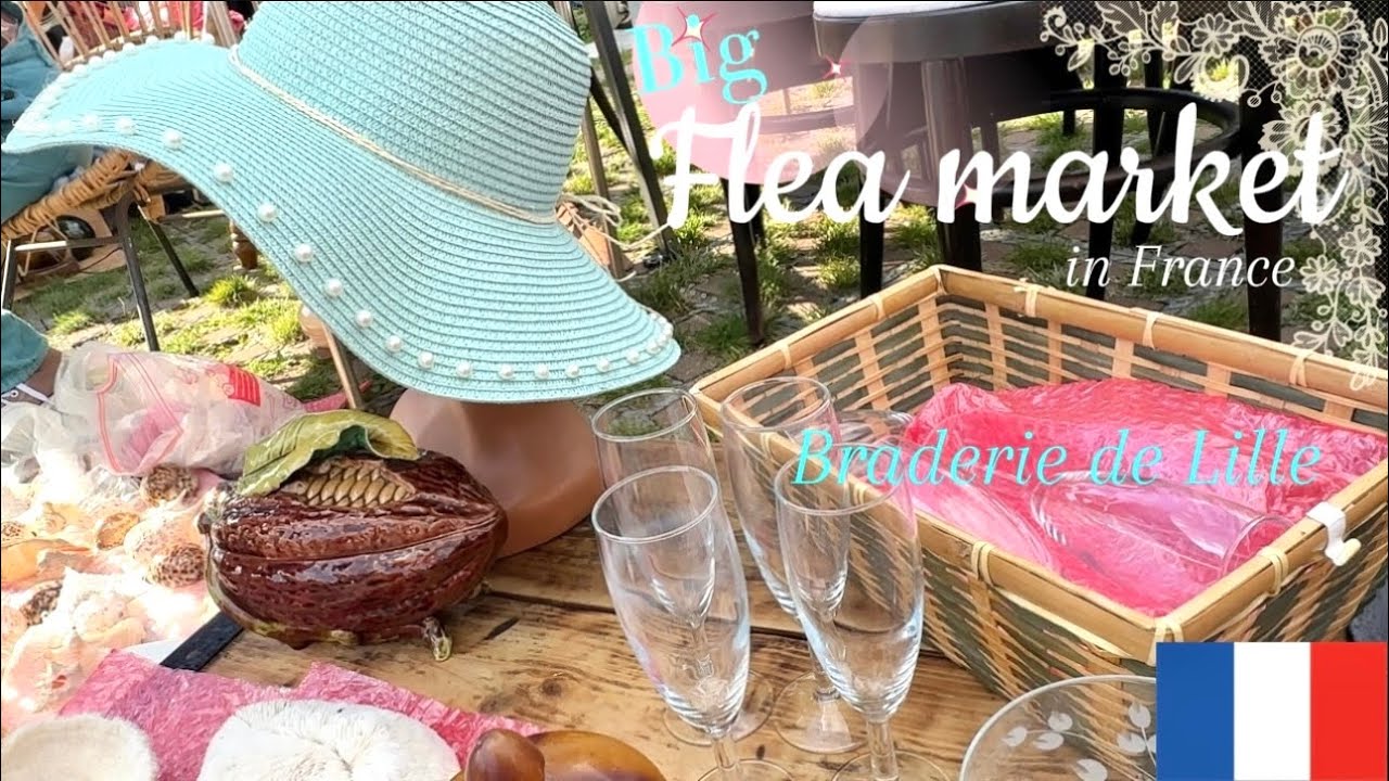 【北フランス🇫🇷リール】歩けないほど大混雑😱ヨーロッパ最大級Flea market‼️興味なくても 行ってみたら、、、 #蚤の市　#fleamarket  #ブロカント #アンティーク