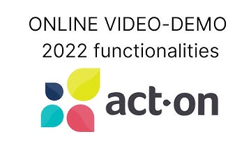 2022 Act-On Marketing Automation Online Demo (including Salesforce integration)