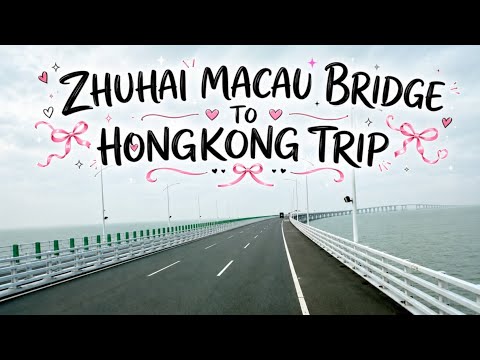 HONGKONG ZHUHAI MACAU BRIDGE VIA BUS